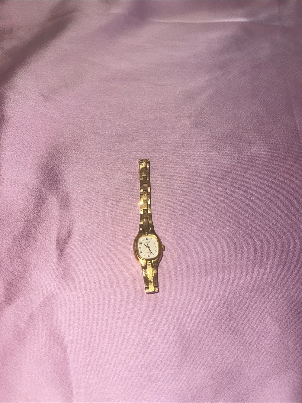 Classic Gold Tone Ladies Watch - White Dial